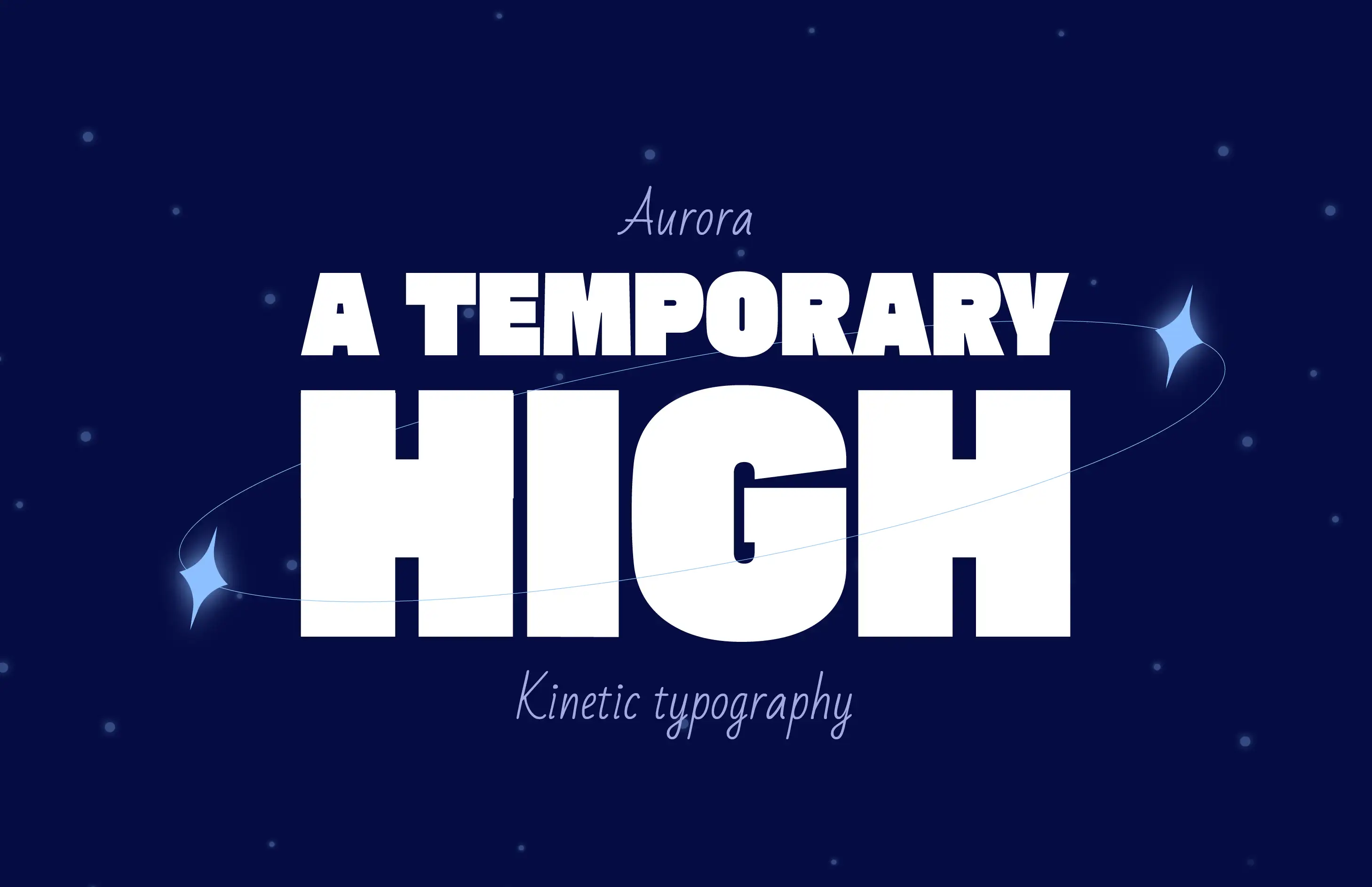 Kinetic Typo - Aurora